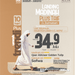 Umroh Landing Madinah Plus Taif 10 Hari 2x Jumatan Juli