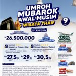 Umroh Awal Musim Plus Wisata Thaif 9 Hari All In
